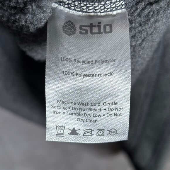 Stio Womens XL 1/4 Zip Fleece Sweater Gray - Picture 5 of 6